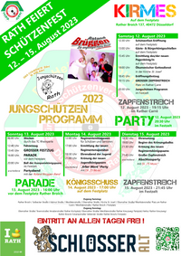 Plakat Rather Schützenfest 2023